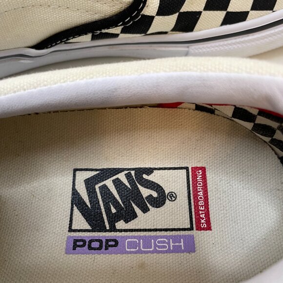 Vans Checkerboard Slip-On PopCush Sz 11 Men's - Picture 6 of 9